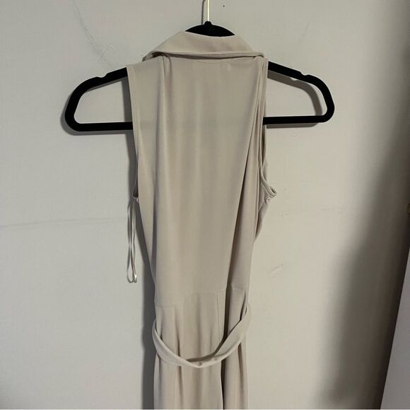 Michael Kors Tan Sleeveless Jumpsuit - Picture 6 of 7